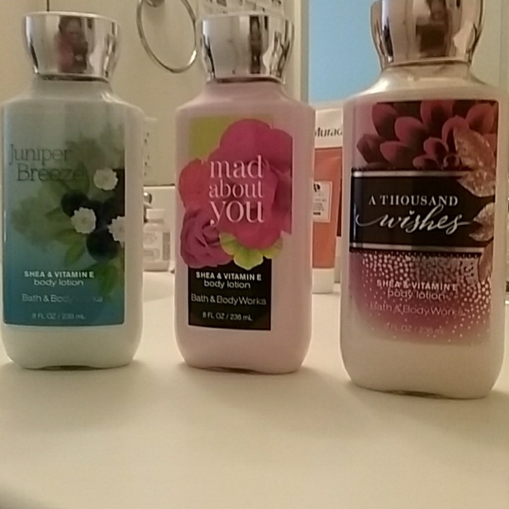 Bath and body works lotions